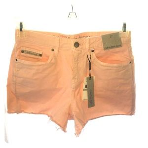 🌟SALE NWT Calvin Klein peach shorts sz 27